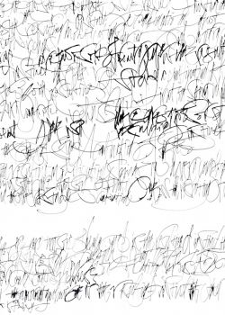 個展「GUSH OUT」出展作品。Untitled 01