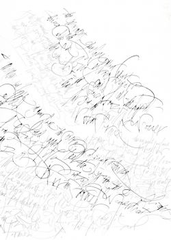 Untitled 02 (2011) 個展「GUSH OUT」出展作品。Untitled 01