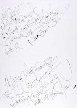 Untitled 03 (2011) 個展「GUSH OUT」出展作品。Untitled 01