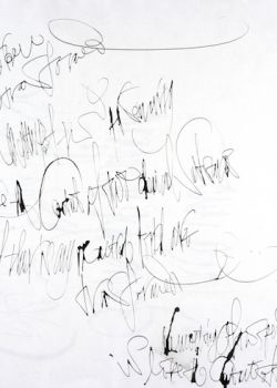 Untitled 04 (2011) 個展「GUSH OUT」出展作品。Untitled 01