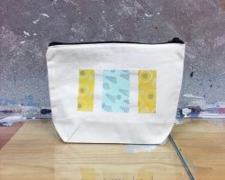 Fabric Art Pourch-Customer2 (Back) ファブリックアート